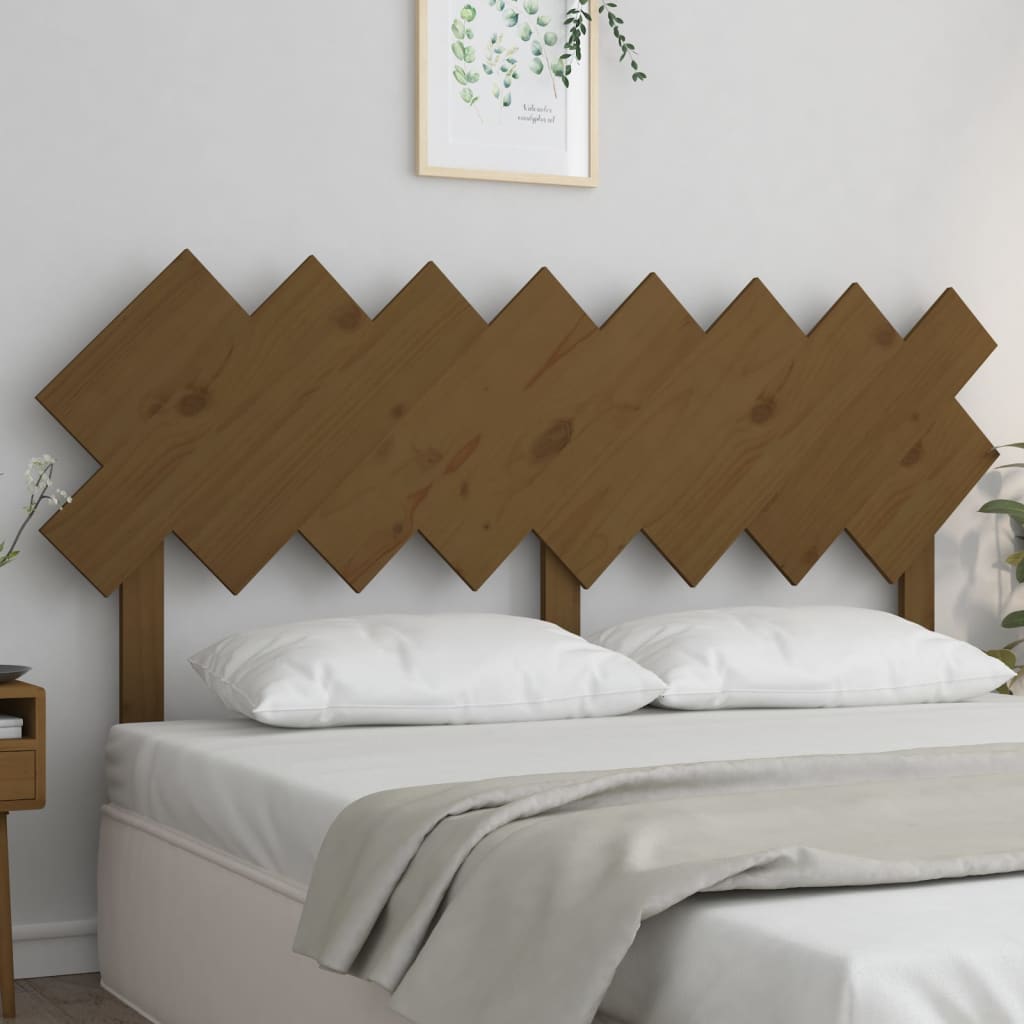 Testiera Letto Ambra 159,5x3x80,5 cm in Legno Massello di Pino - homemem39