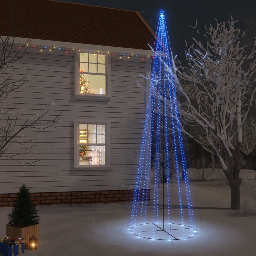 Albero di Natale a Cono Blu 1134 LED 230x800 cm - homemem39