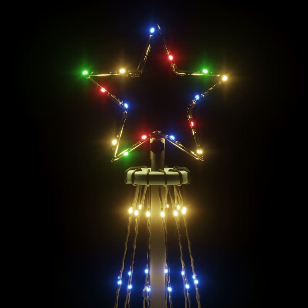 Albero di Natale a Cono Colorato 1134 LED 230x800 cm - homemem39