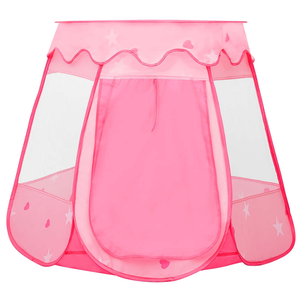 Tenda da Gioco per Bambini Rosa con 250 Palline 102x102x82 cm - homemem39