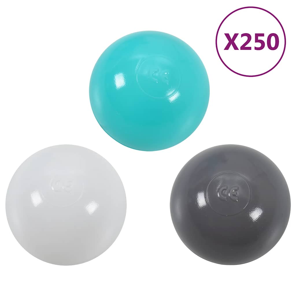 Tenda da Gioco per Bambini 250 Palline Multicolore 255x80x100cm - homemem39