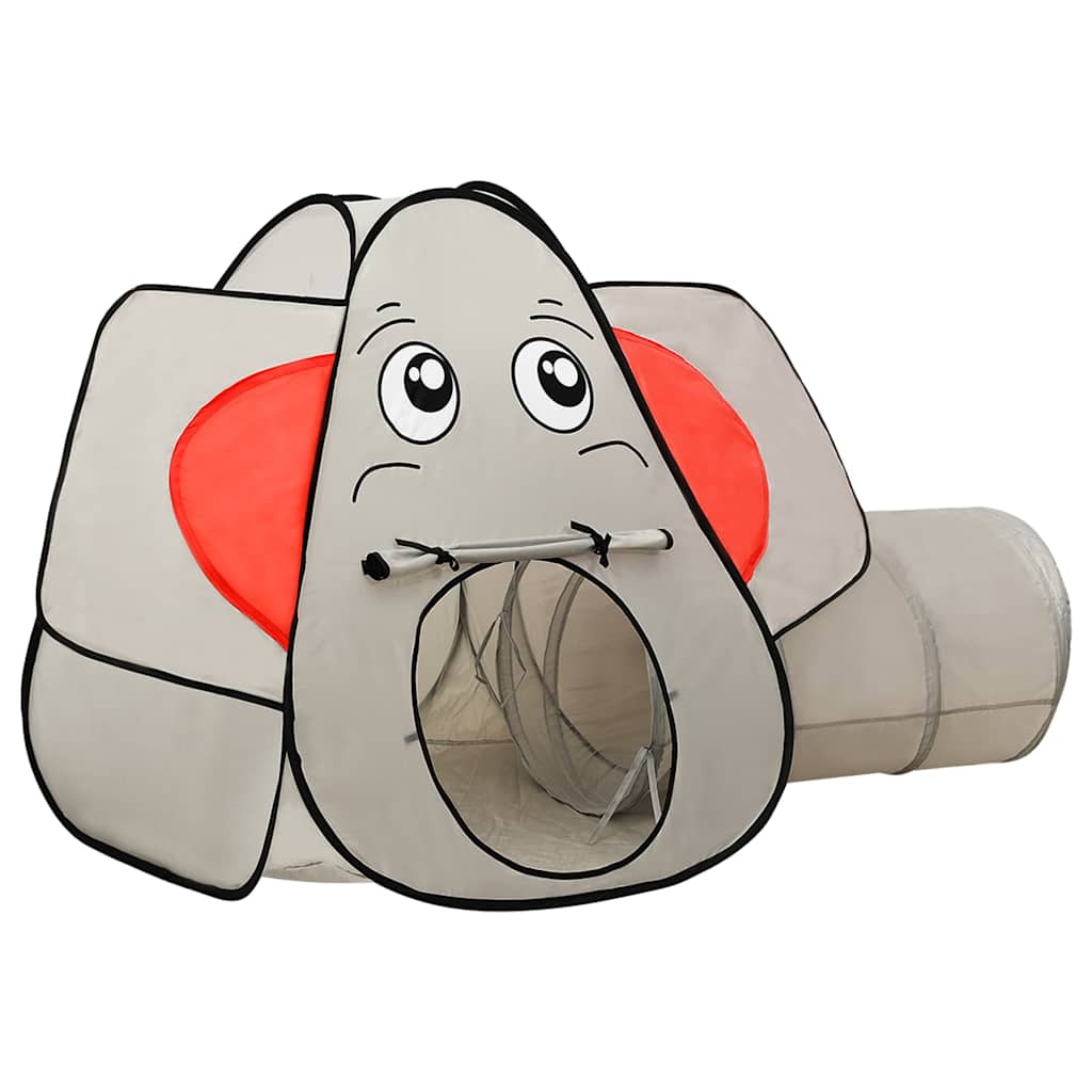 Tenda Gioco Bambini Elefante Grigio 250 Palline 174x86x101 cm - homemem39