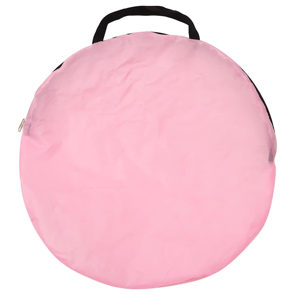 Tenda da Gioco per Bambini Rosa con 250 Palline 100x100x127 cm - homemem39