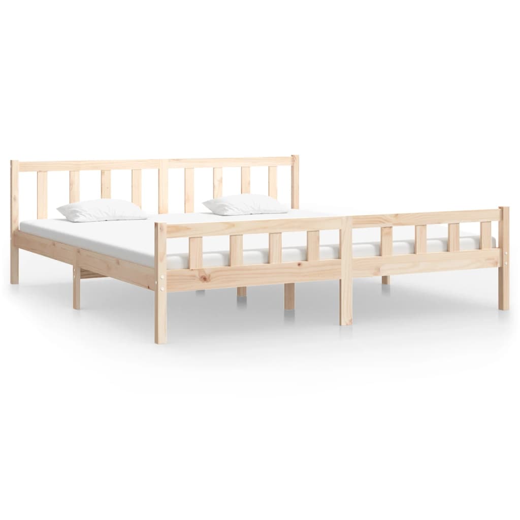 Giroletto senza Materasso in Legno Massello 160x200 cm - homemem39