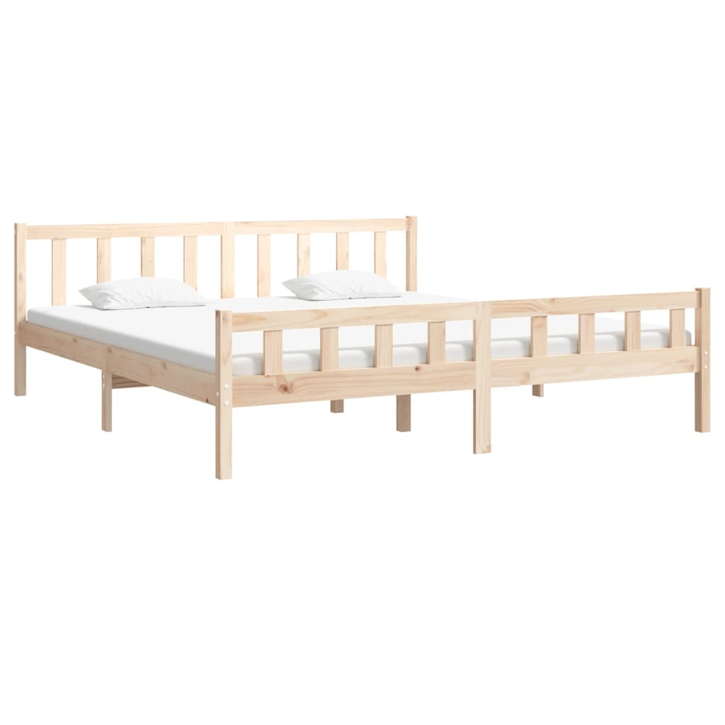 Giroletto senza Materasso in Legno Massello 160x200 cm - homemem39