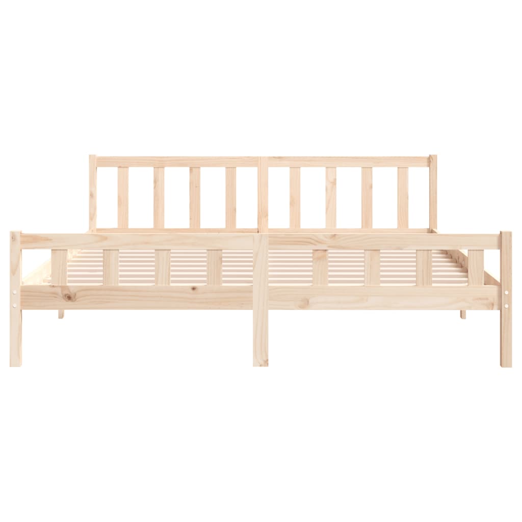 Giroletto senza Materasso in Legno Massello 160x200 cm - homemem39