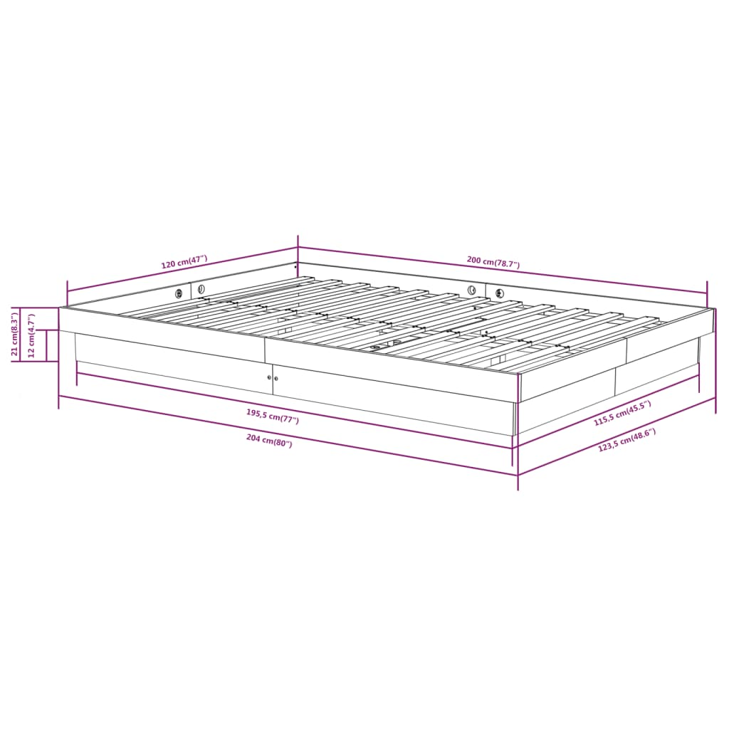 Giroletto in Legno Massello 120x200 cm | homemem39