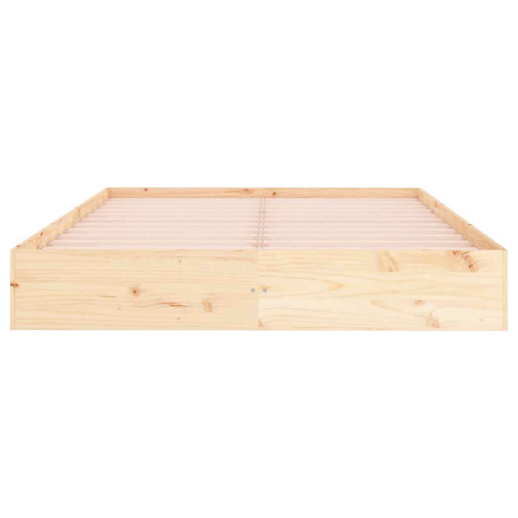 Giroletto senza Materasso in Legno Massello 200x200 cm - homemem39