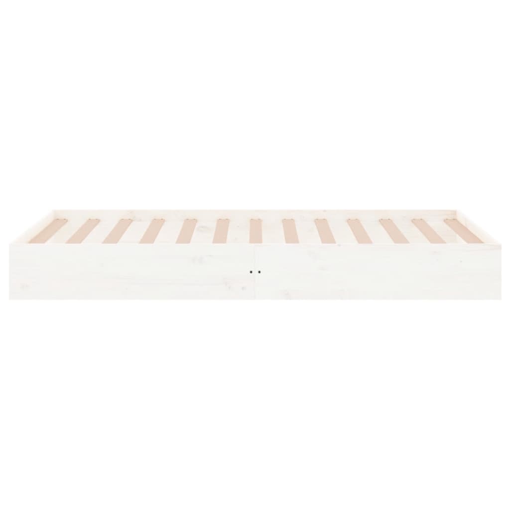 Giroletto Bianco in Legno Massello 90x200 cm - homemem39