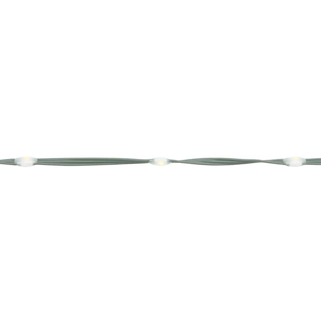 Albero di Natale a Cono Bianco Freddo 3000 LED 230x800 cm - homemem39