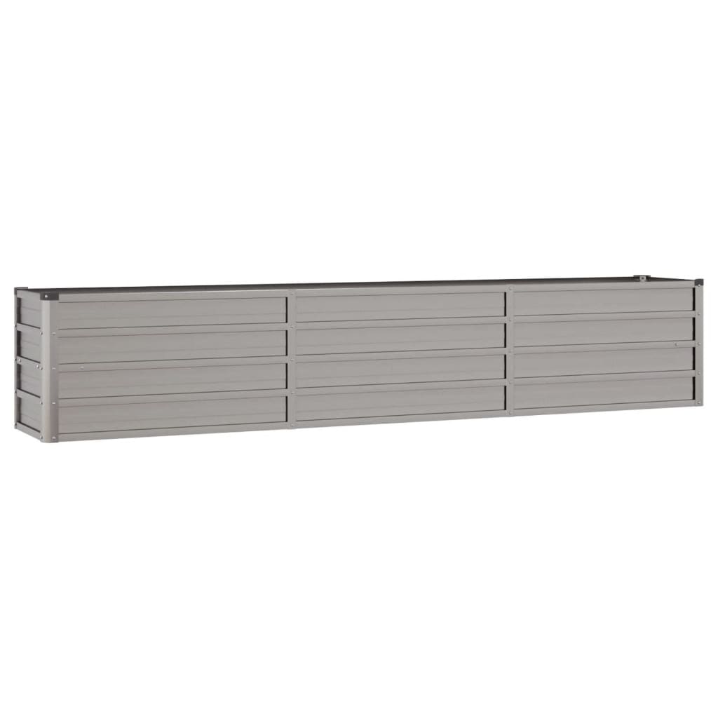Letto Rialzato da Giardino Ruggine 240x40x45 cm Acciaio Corten - homemem39