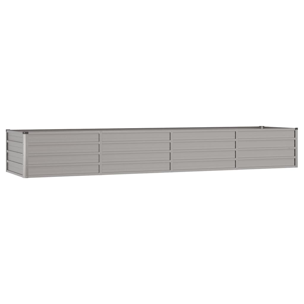Letto Rialzato da Giardino Ruggine 320x80x45 cm Acciaio Corten - homemem39