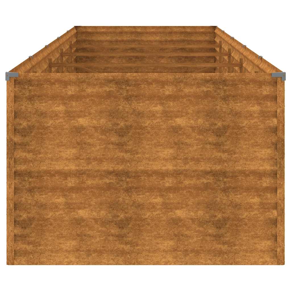 Fioriera Rialzata da Giardino 479x100x69 cm in Acciaio Corten | homemem39