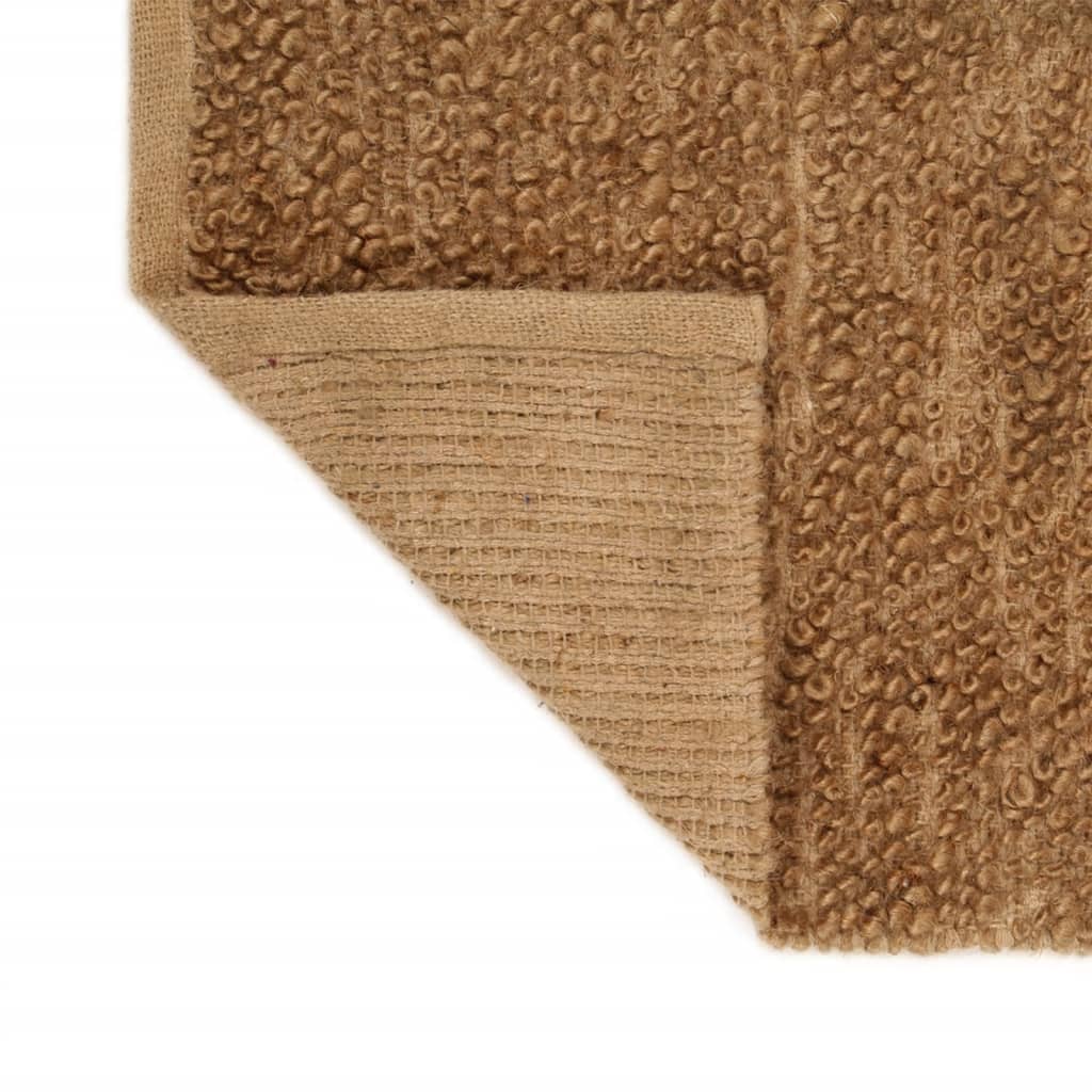 Tappeto Fatto a Mano in Bouclé 120x180 cm Iuta e Cotone - homemem39