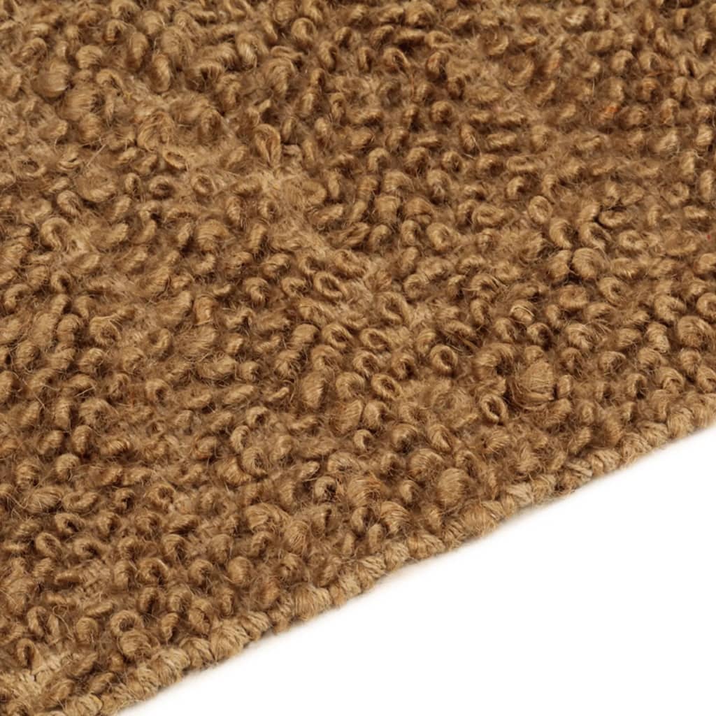 Tappeto Fatto a Mano in Bouclé 120x180 cm Iuta e Cotone - homemem39