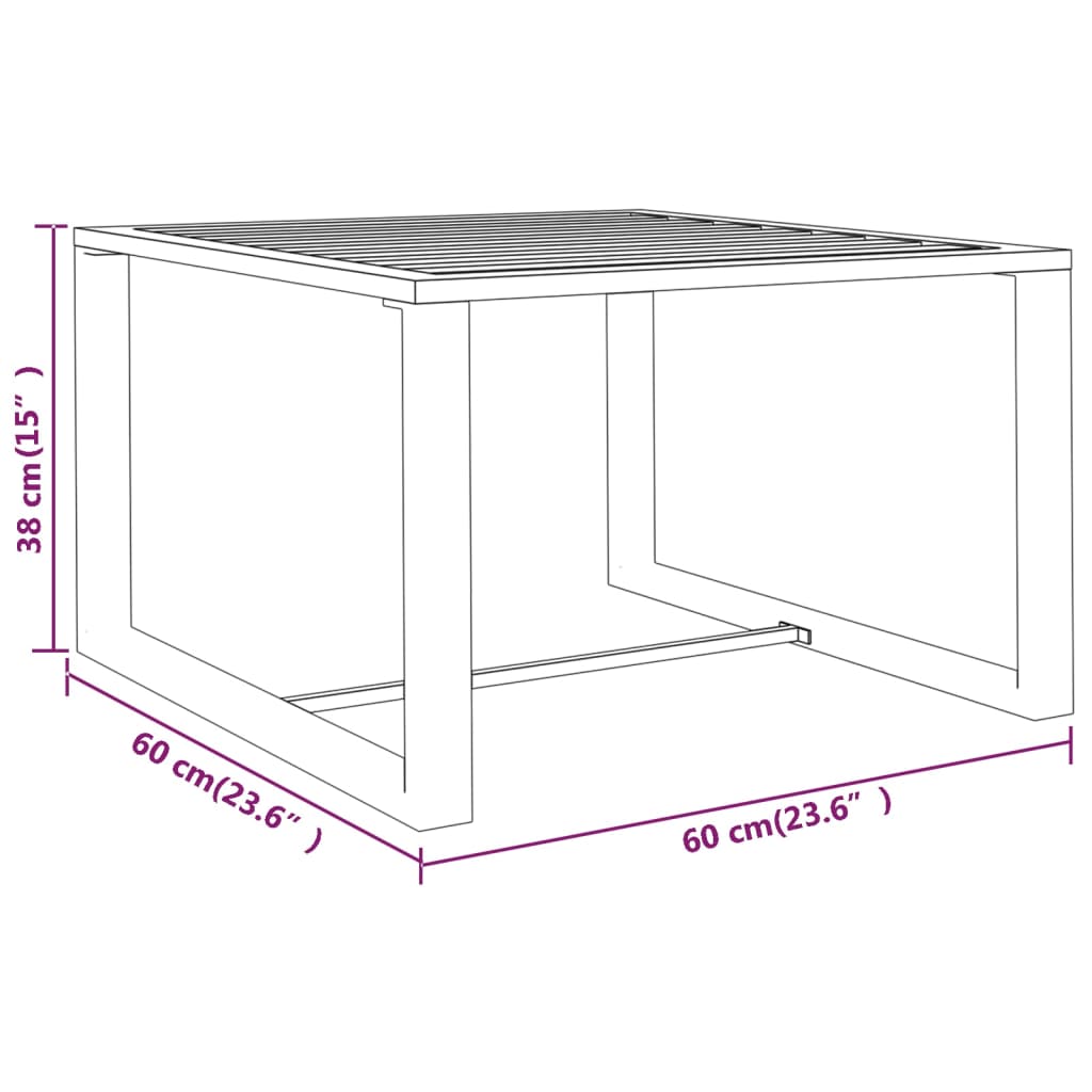 Set Divani da Giardino 5 pz con Cuscini in Alluminio Antracite | homemem39