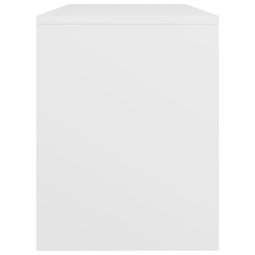 Sgabello da Toeletta Bianco 70x35x45 cm Legno Multistrato - homemem39