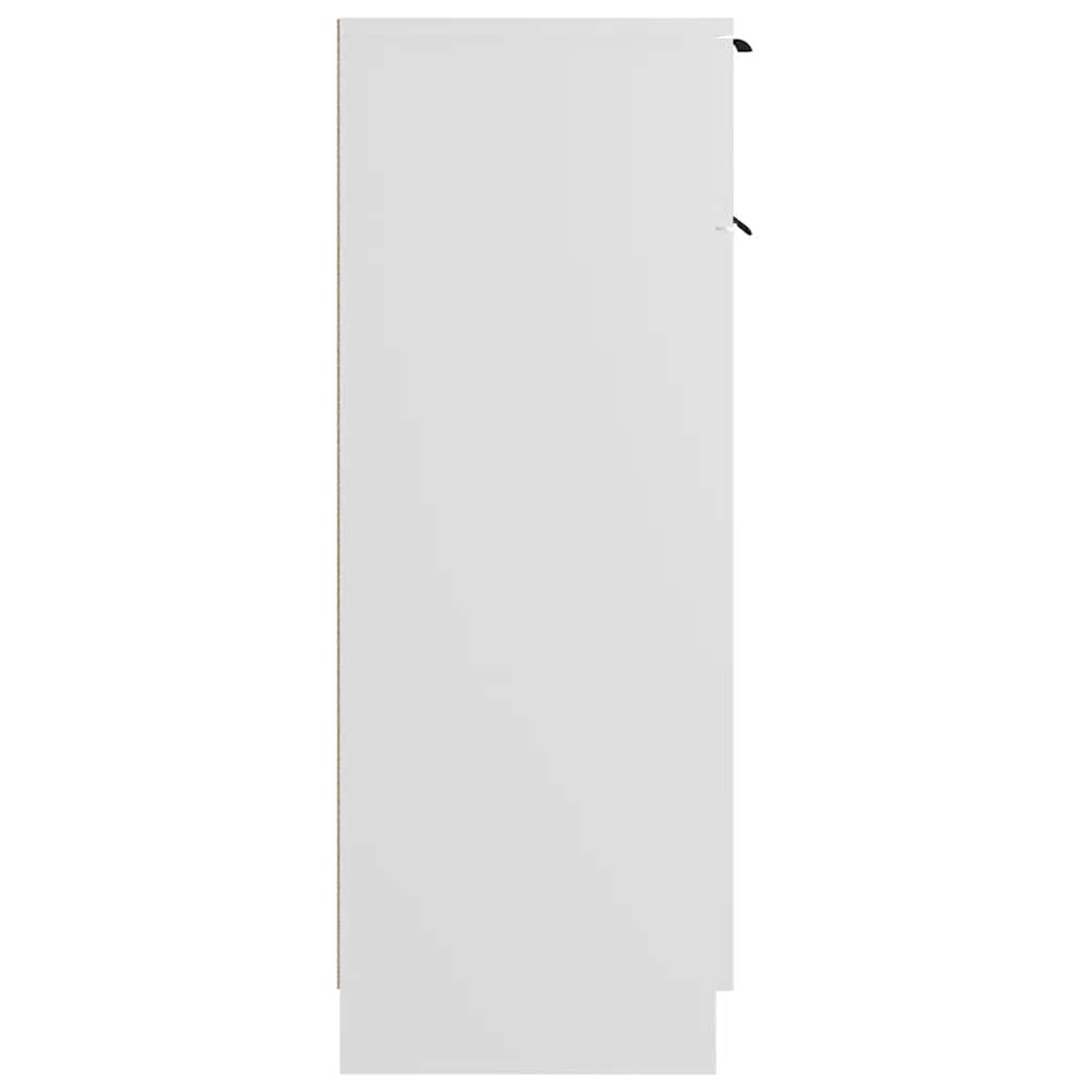 Armadio da Bagno Bianco 32x33,5x90 cm in Legno Multistrato - homemem39