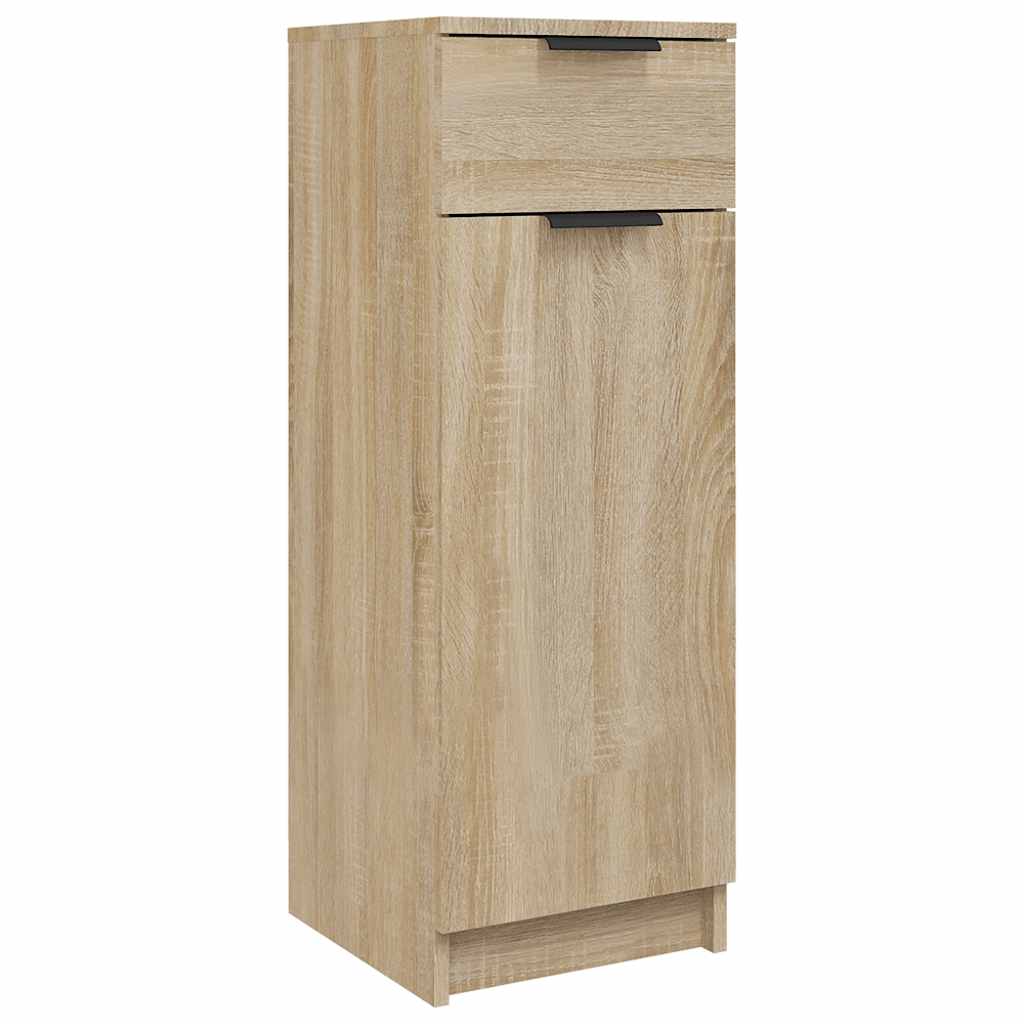 Armadio da Bagno Rovere Sonoma 32x33,5x90 cm in Legno Multistrato - homemem39