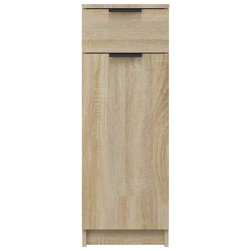 Armadio da Bagno Rovere Sonoma 32x33,5x90 cm in Legno Multistrato - homemem39