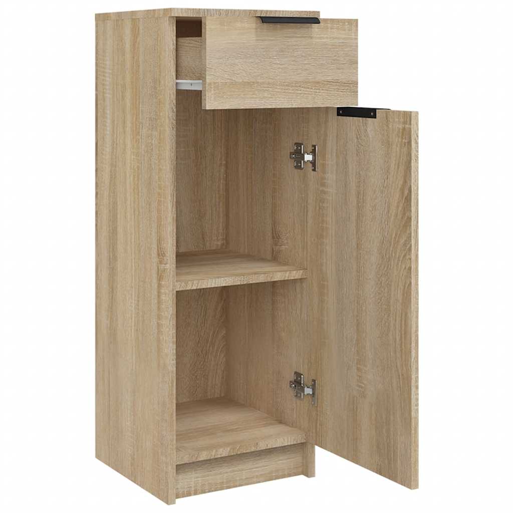 Armadio da Bagno Rovere Sonoma 32x33,5x90 cm in Legno Multistrato - homemem39