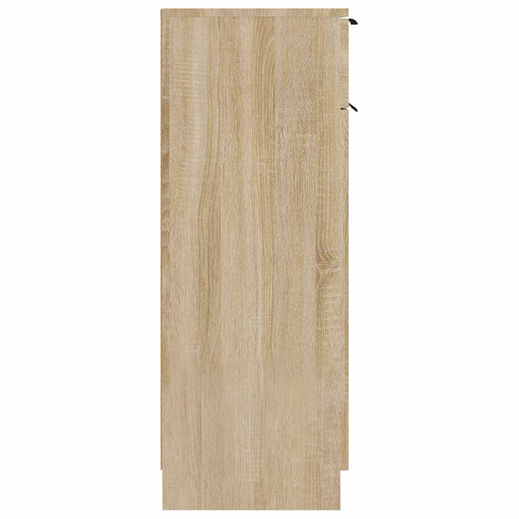Armadio da Bagno Rovere Sonoma 32x33,5x90 cm in Legno Multistrato - homemem39