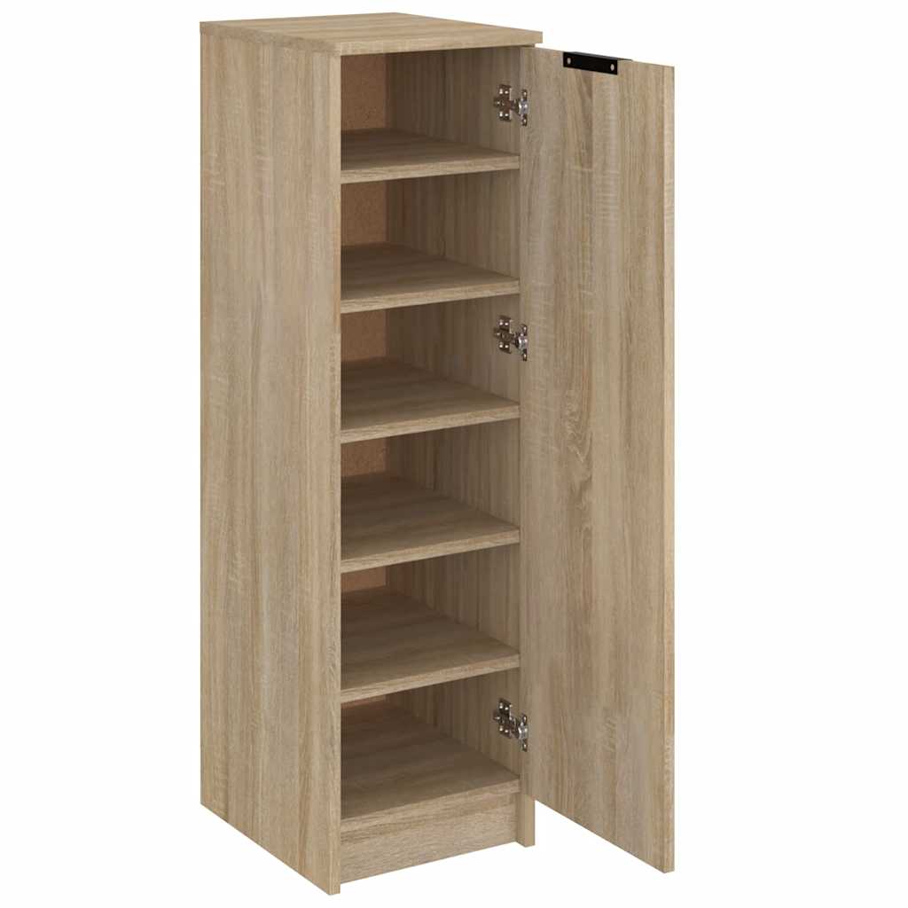 Scarpiera Rovere Sonoma 30x35x100 cm in Legno Multistrato - homemem39