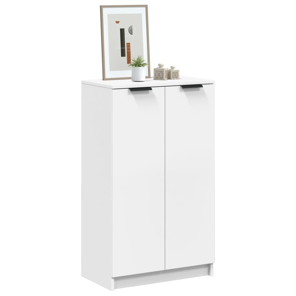 Scarpiera Bianca 59x35x100,5 cm in Legno Multistrato - homemem39