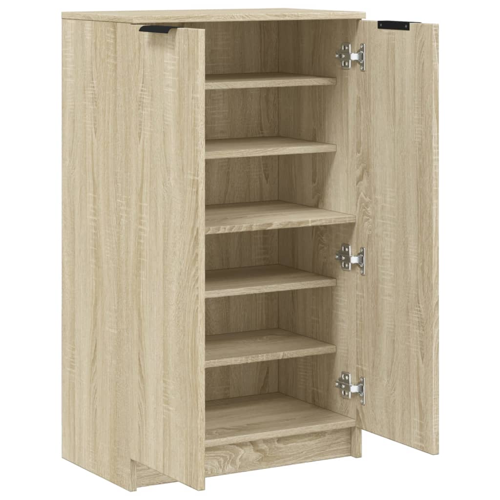 Scarpiera Rovere Sonoma 59x35x100,5 cm in Legno Multistrato - homemem39