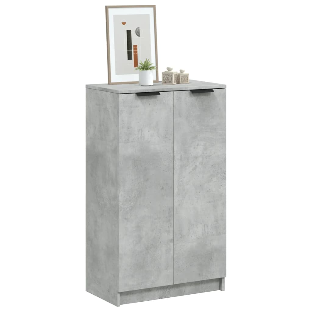 Scarpiera Grigio Cemento 59x35x100,5 cm in Legno Multistrato - homemem39