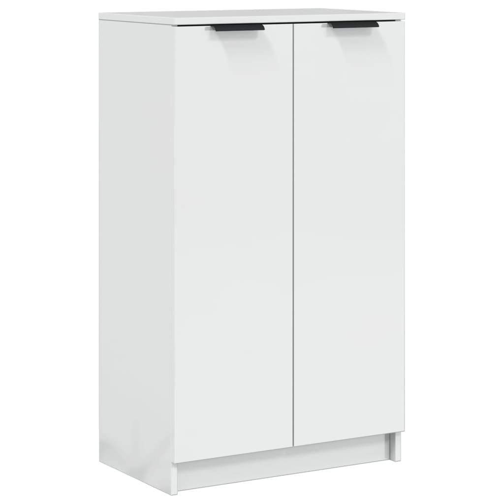 Scarpiera Bianco Lucido 59x35x100,5 cm in Legno Multistrato - homemem39