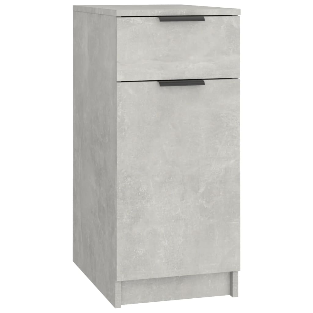Armadietto da Scrivania Grigio Cemento 33,5x50x75 cm Legno - homemem39