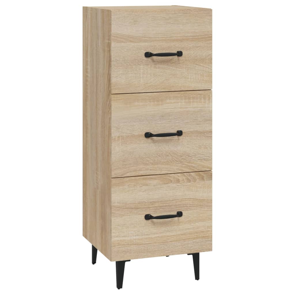 Credenza Rovere Sonoma 34,5x34x90 cm in Legno Multistrato - homemem39