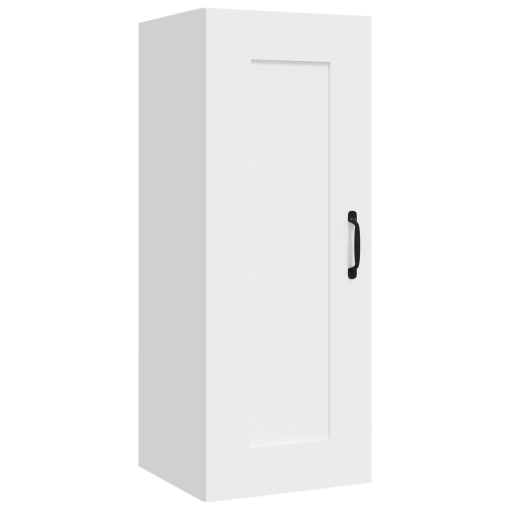 Armadietto a Muro Bianco 35x34x90 cm in Legno Multistrato - homemem39