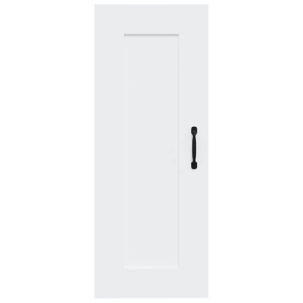 Armadietto a Muro Bianco 35x34x90 cm in Legno Multistrato - homemem39
