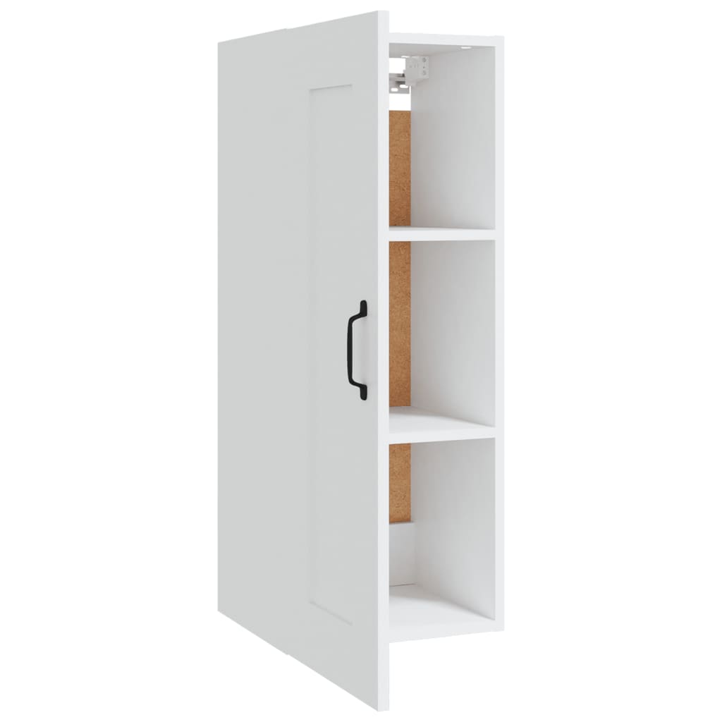 Armadietto a Muro Bianco 35x34x90 cm in Legno Multistrato - homemem39
