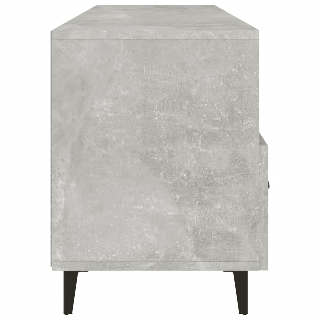 Mobile Porta TV Grigio Cemento 102x35x50 cm Legno Multistrato - homemem39