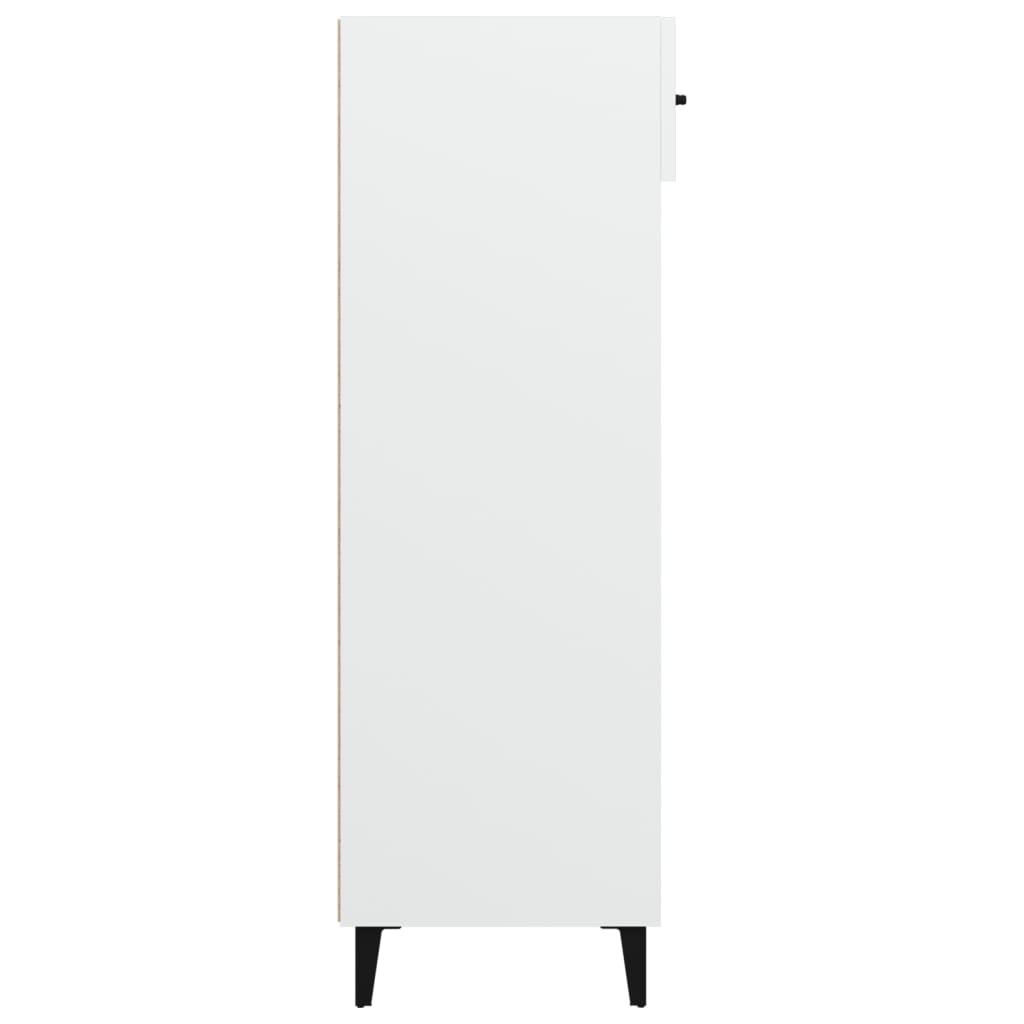 Scarpiera Bianca 60x35x105 cm in Legno Multistrato - homemem39