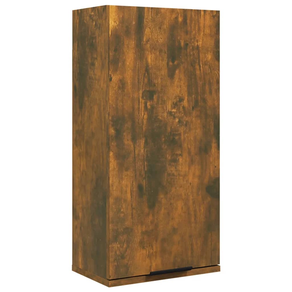 Mobile da Bagno a Parete Rovere Fumo 32x20x67 cm - homemem39