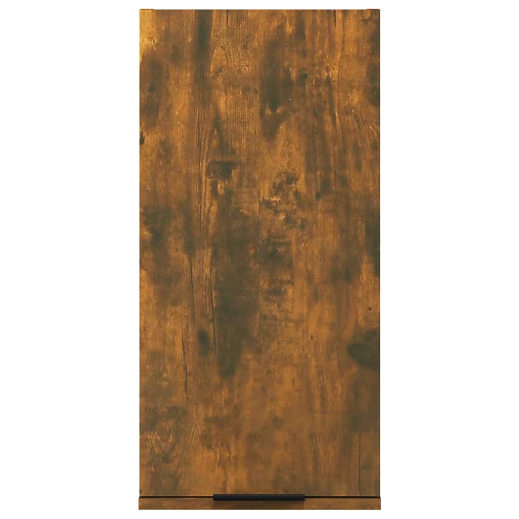 Mobile da Bagno a Parete Rovere Fumo 32x20x67 cm - homemem39