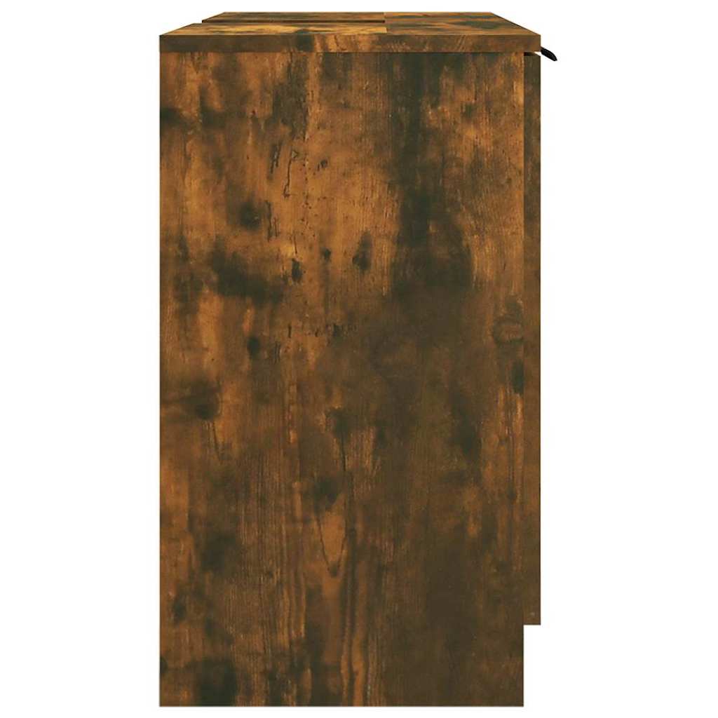 Armadietto Bagno Rovere Fumo 64,5x33,5x59 cm Legno Multistrato - homemem39