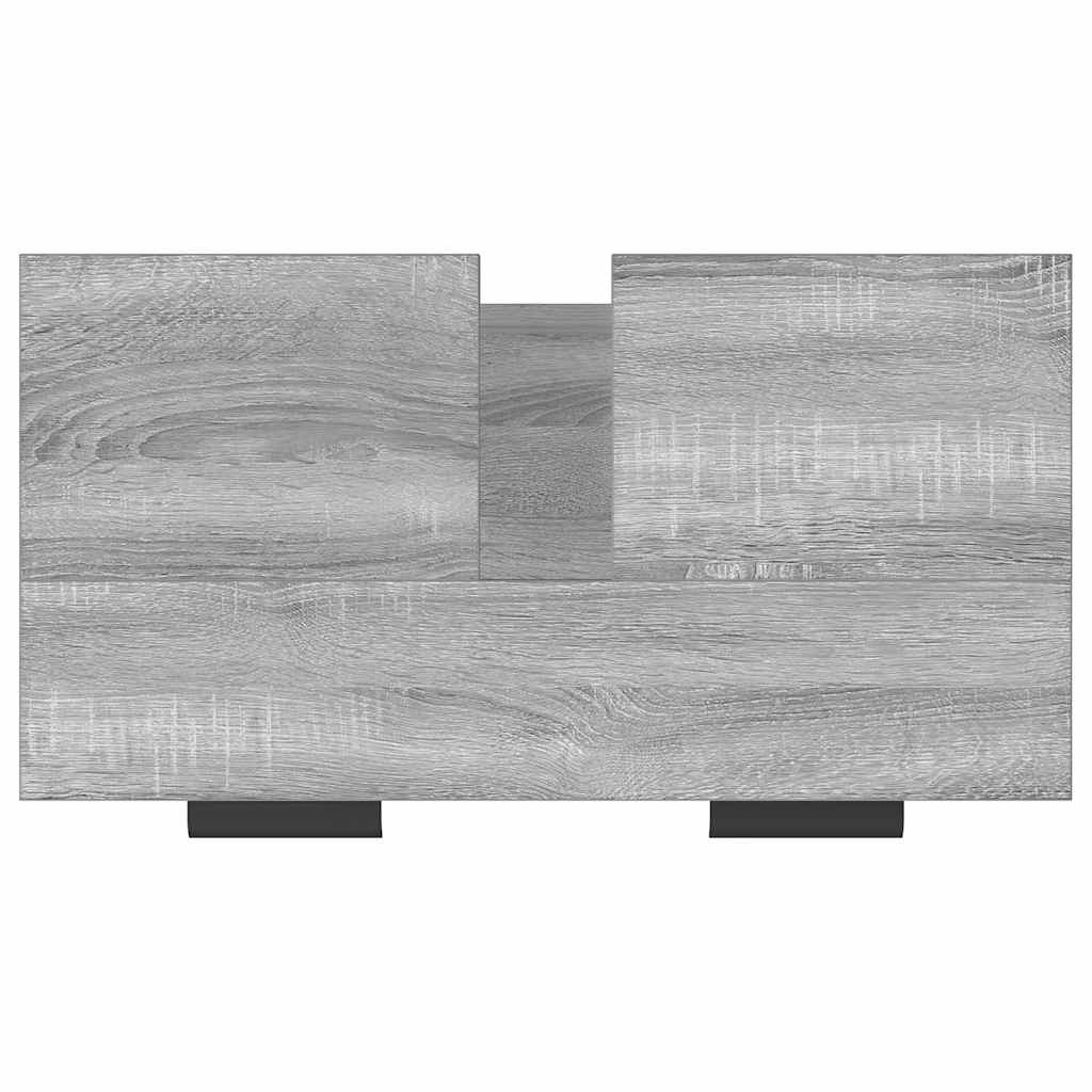 Mobile Bagno Grigio Sonoma 64,5x33,5x59 cm in Legno Multistrato - homemem39