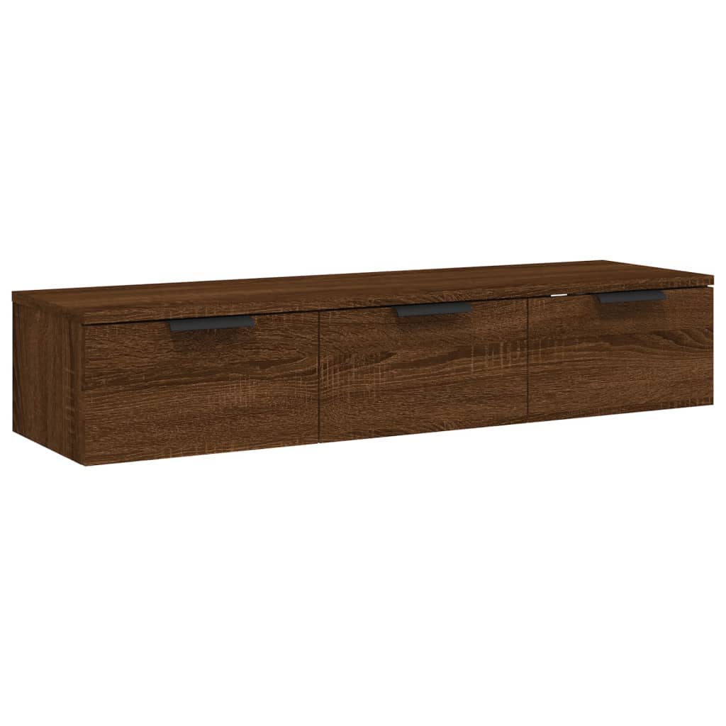 Armadietto a Muro Rovere Marrone 102x30x20 in Legno Multistrato - homemem39
