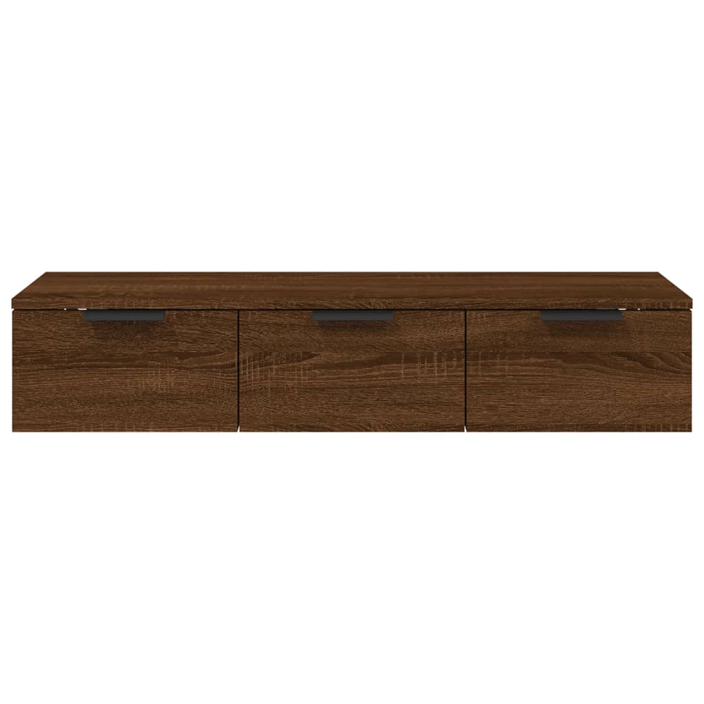 Armadietto a Muro Rovere Marrone 102x30x20 in Legno Multistrato - homemem39
