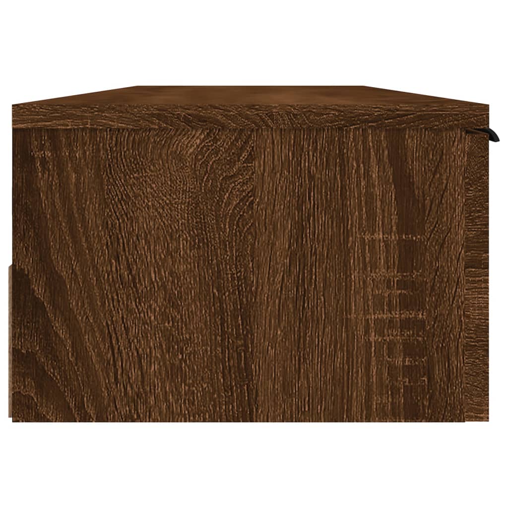 Armadietto a Muro Rovere Marrone 102x30x20 in Legno Multistrato - homemem39