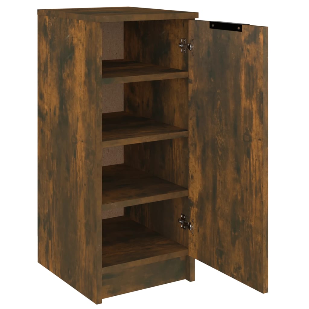 Scarpiera Rovere Fumo 30x35x70 cm in Legno Multistrato - homemem39