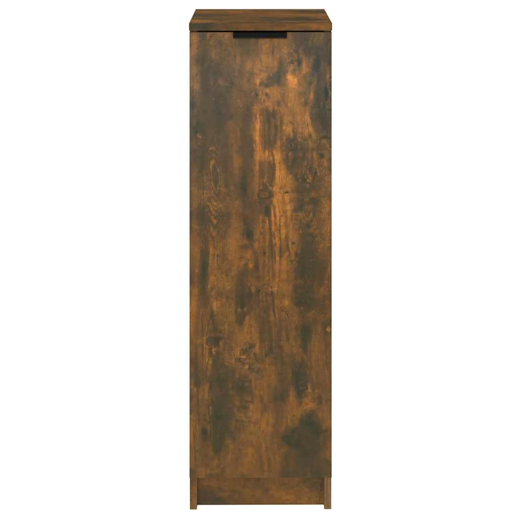 Scarpiera Rovere Fumo 30x35x100 cm in Legno Multistrato - homemem39