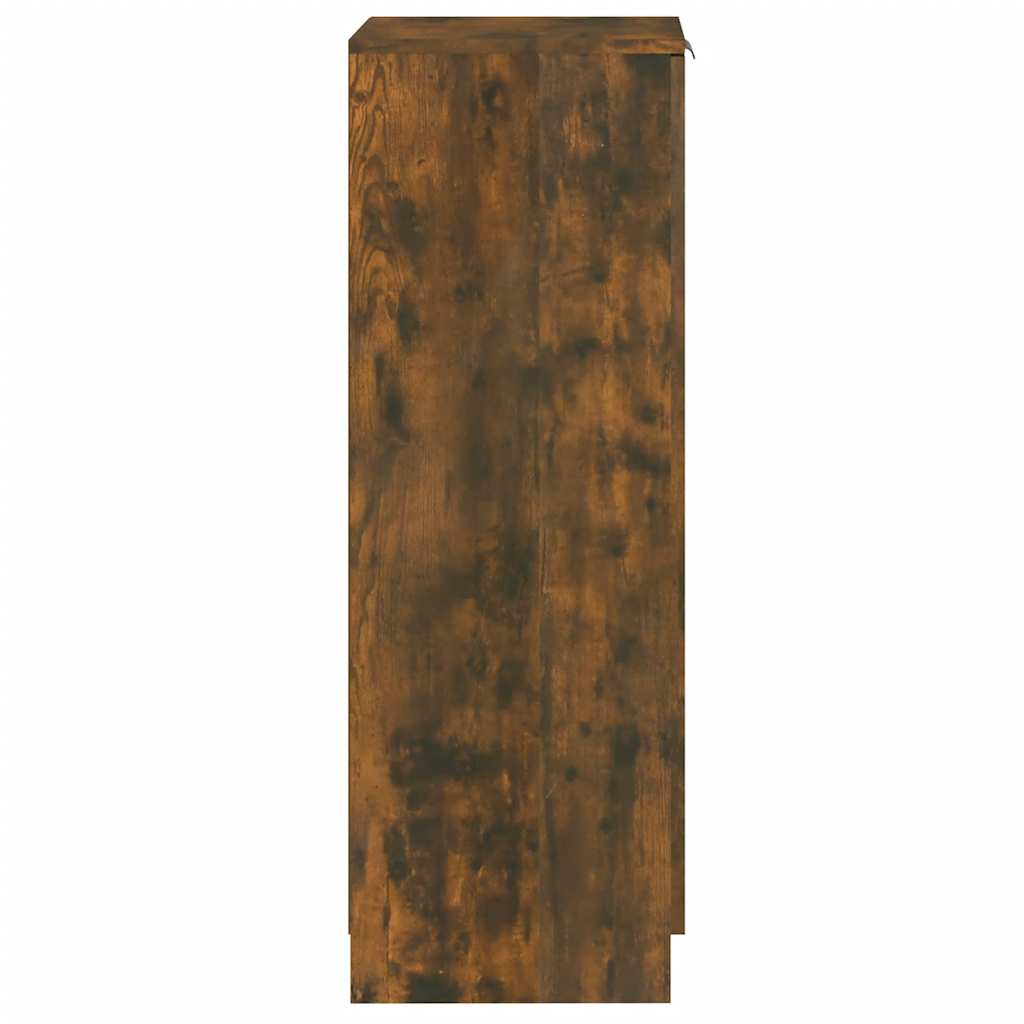 Scarpiera Rovere Fumo 30x35x100 cm in Legno Multistrato - homemem39