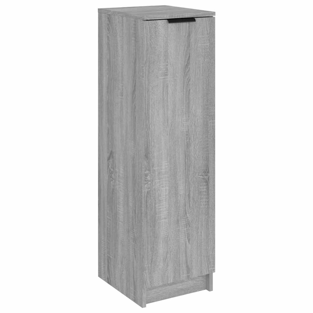 Scarpiera Grigio Sonoma 30x35x100 cm in Legno Multistrato - homemem39