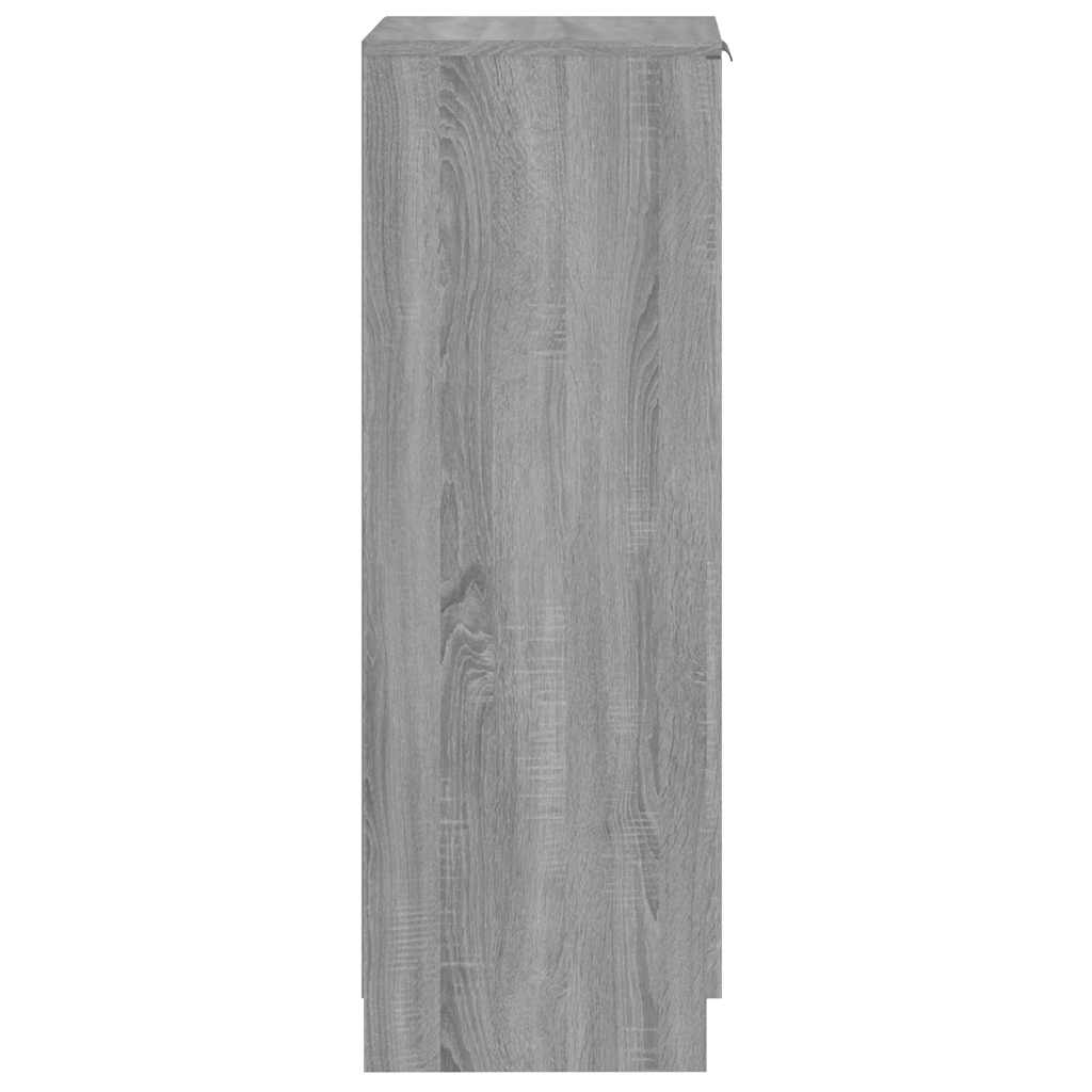 Scarpiera Grigio Sonoma 30x35x100 cm in Legno Multistrato - homemem39